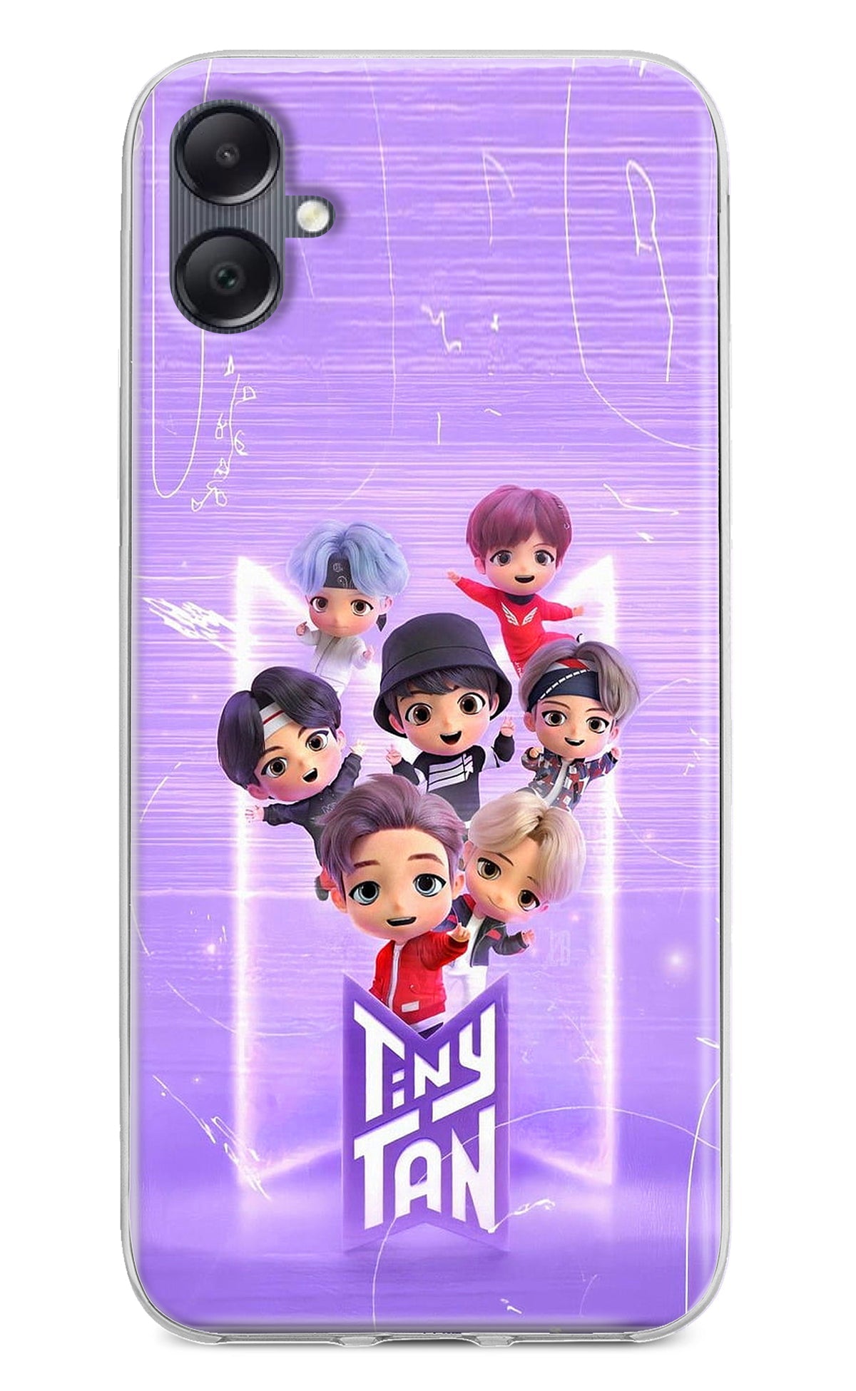 BTS Tiny Tan Samsung A05 Back Cover