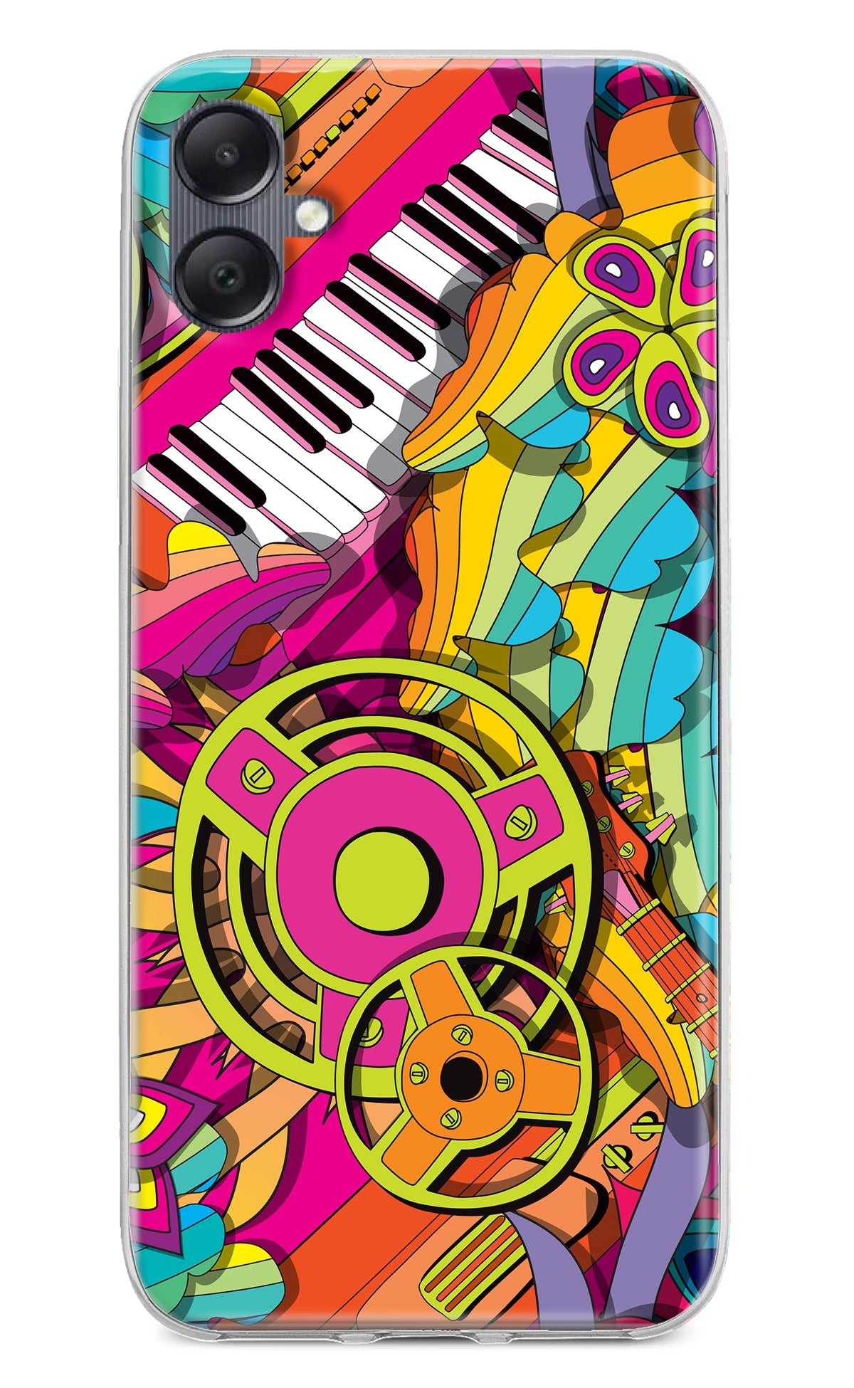 Music Doodle Samsung A05 Back Cover