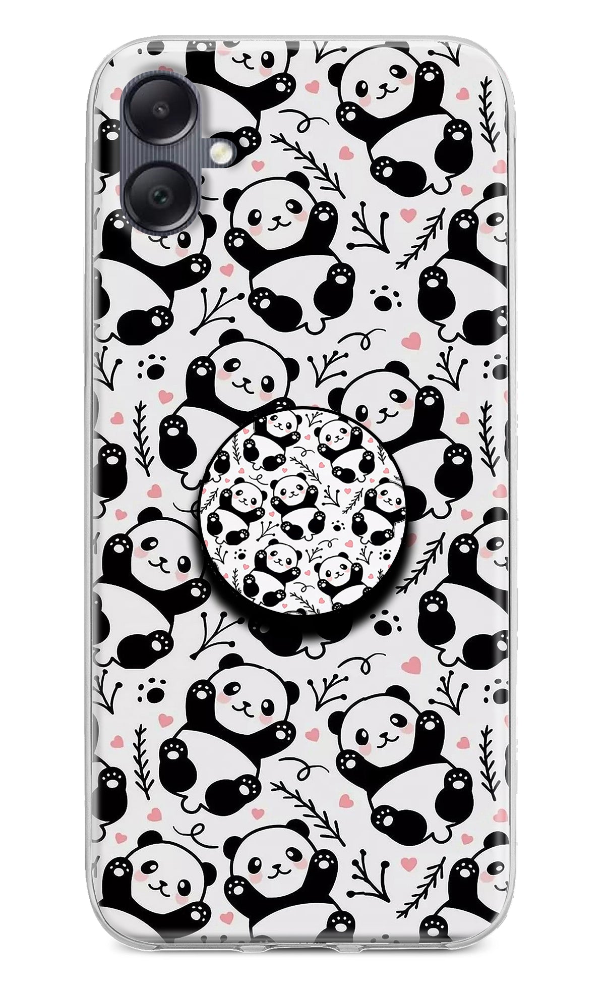 Cute Panda Samsung A05 Pop Case