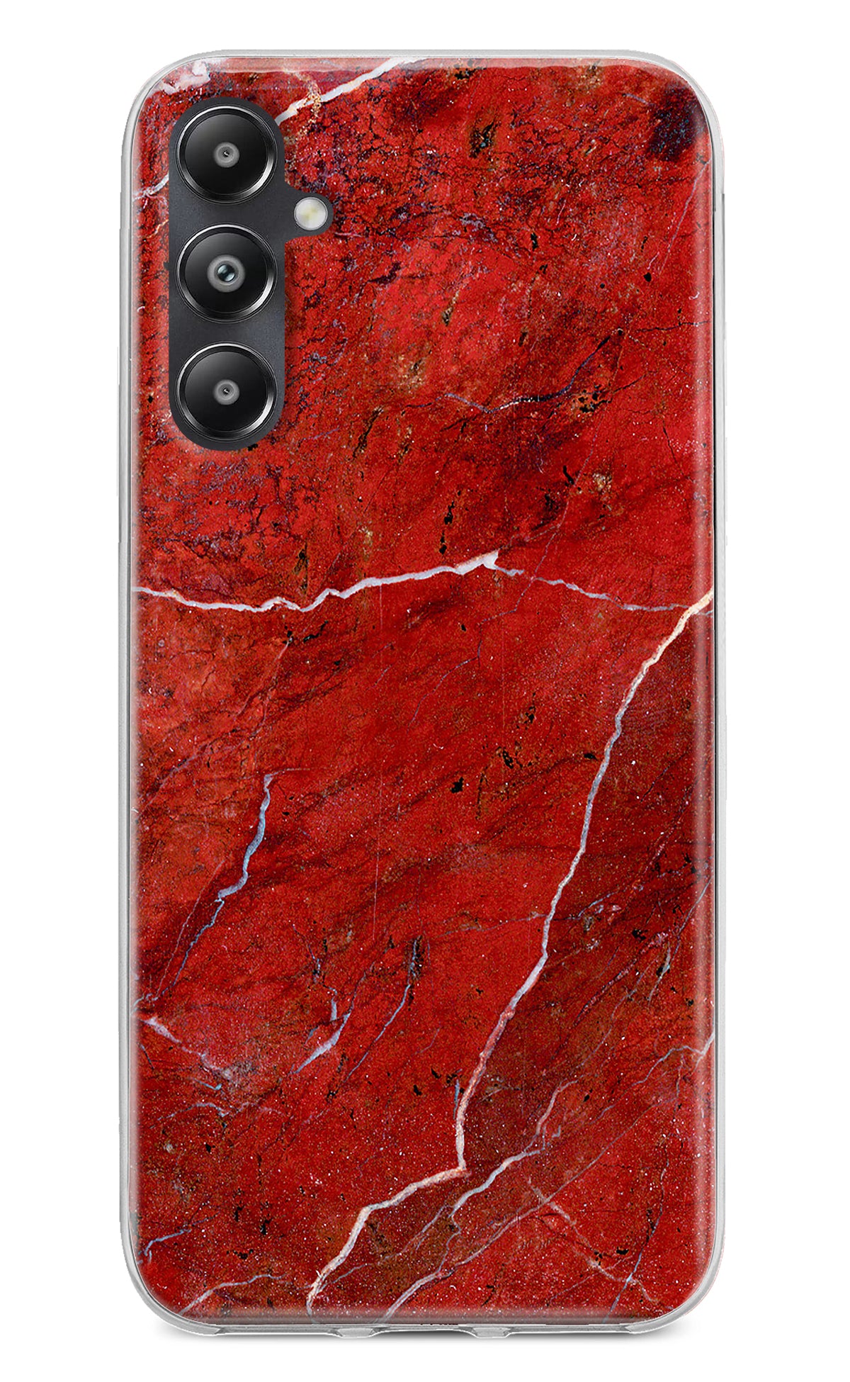Red Marble Design Samsung A05s Back Cover