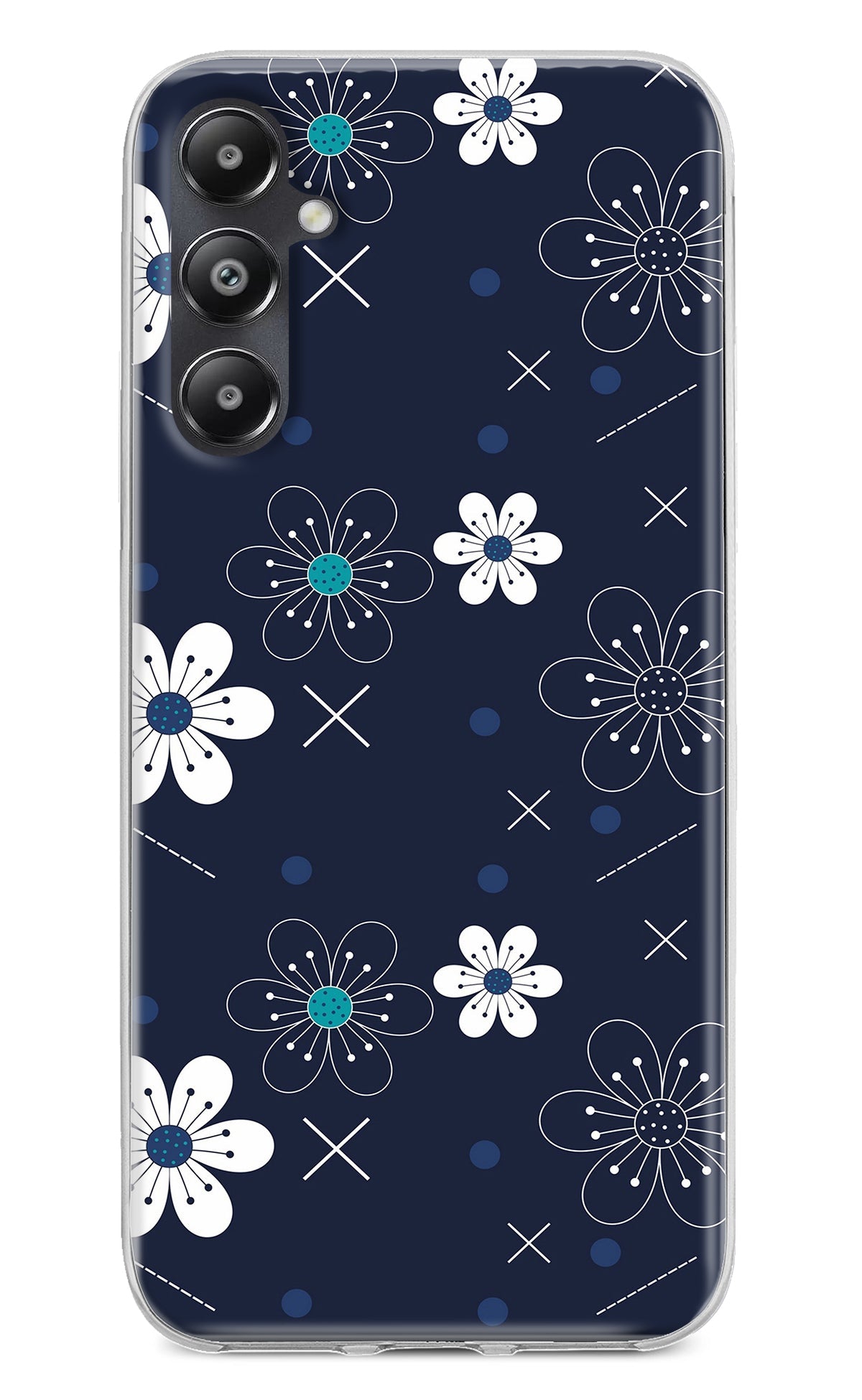 Flowers Samsung A05s Back Cover