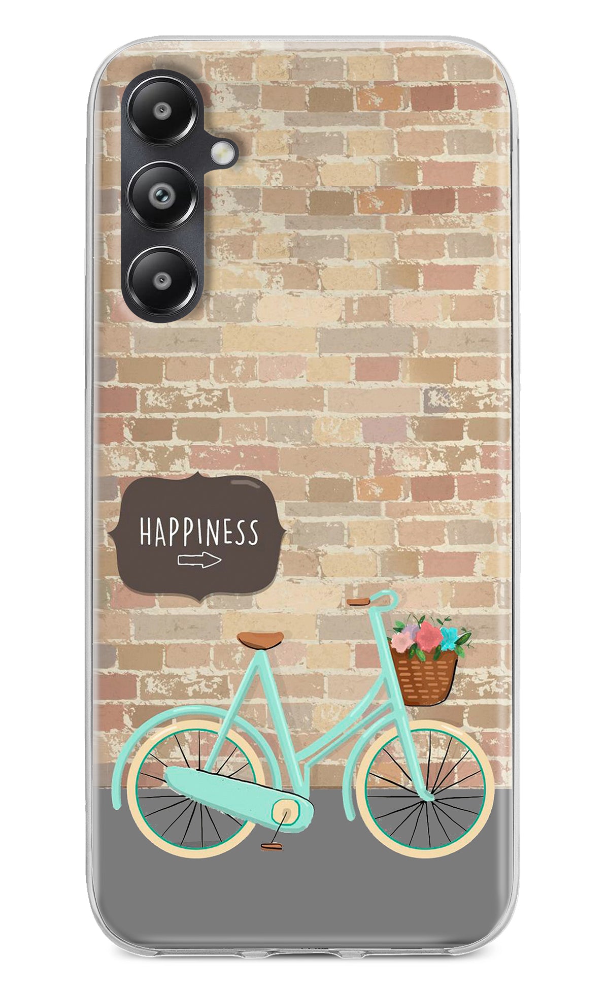 Happiness Artwork Samsung A05s Back Cover