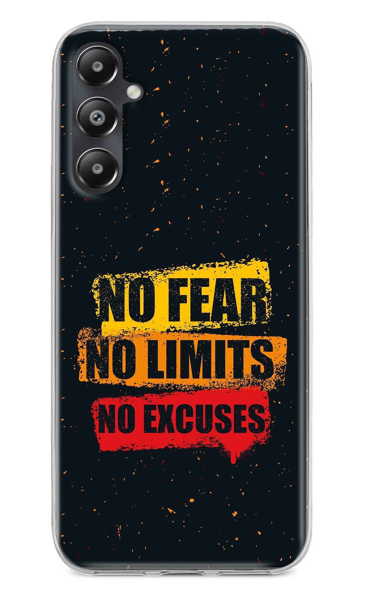 No Fear No Limits No Excuse Samsung A05s Back Cover