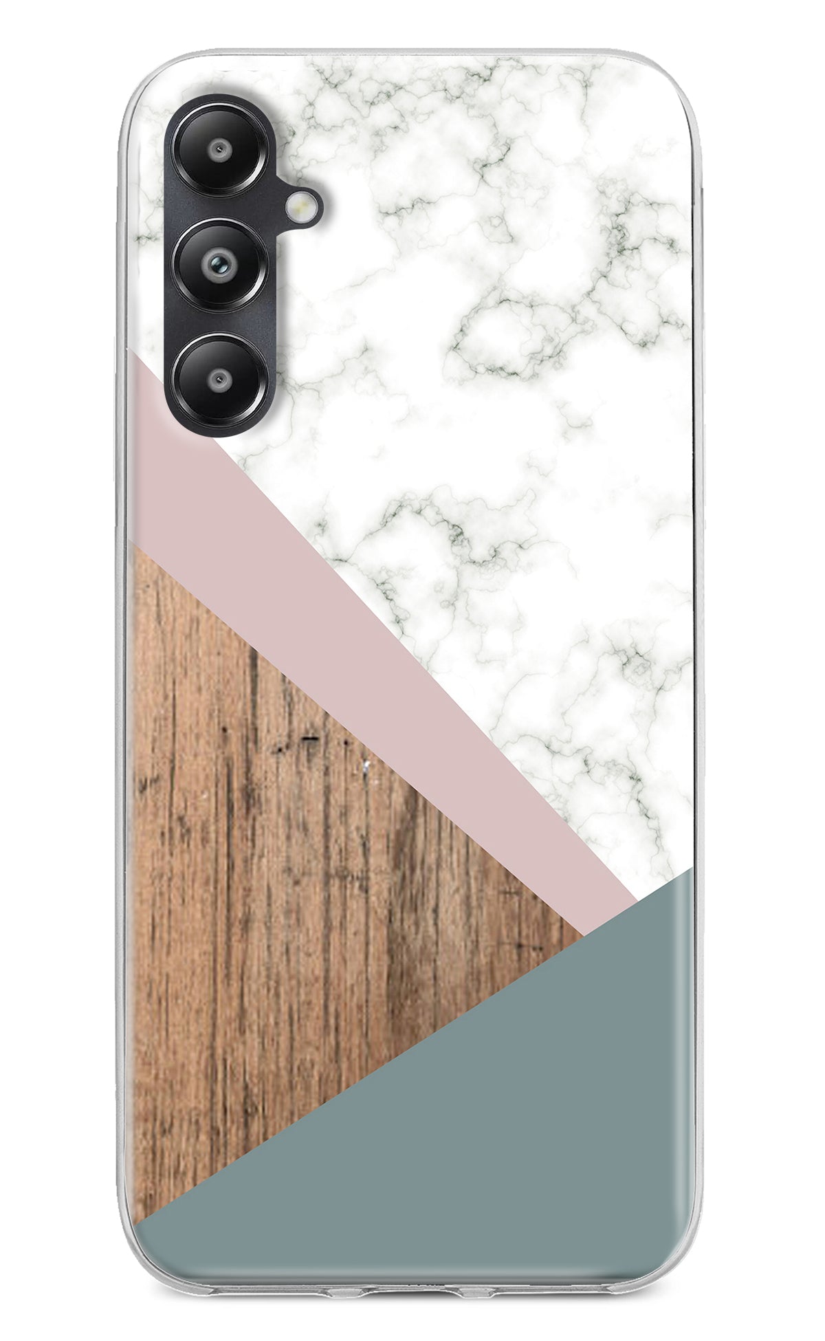 Marble wood Abstract Samsung A05s Back Cover