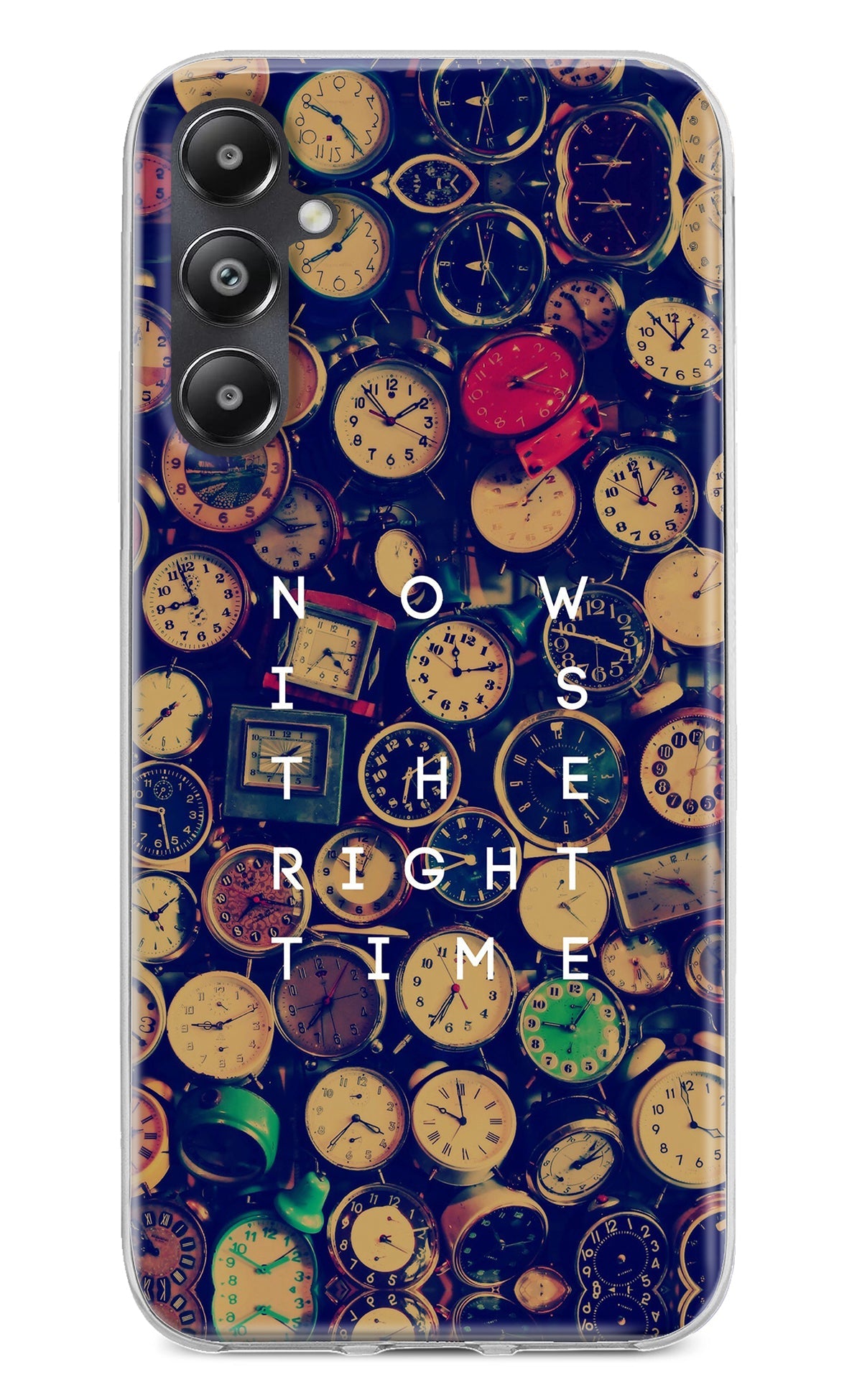 Now is the Right Time Quote Samsung A05s Back Cover