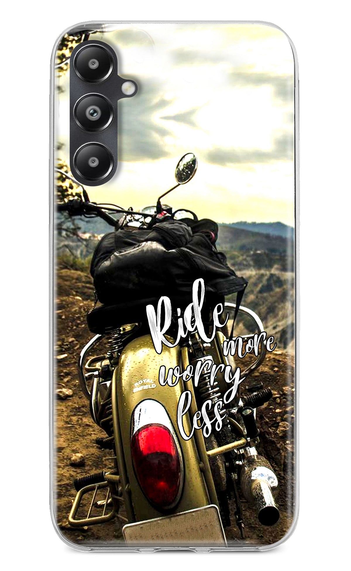 Ride More Worry Less Samsung A05s Back Cover