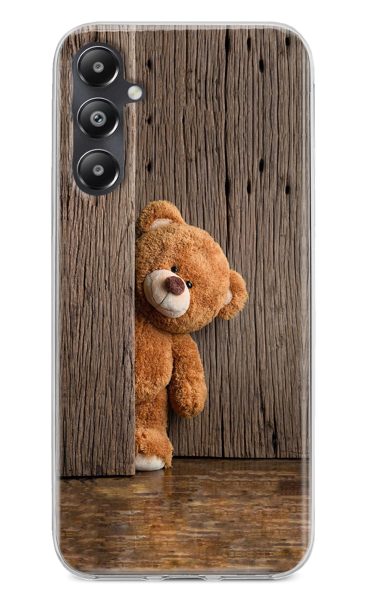 Teddy Wooden Samsung A05s Back Cover