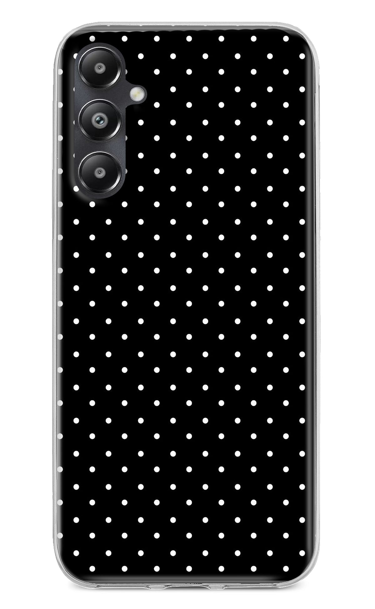 White Dots Samsung A05s Back Cover