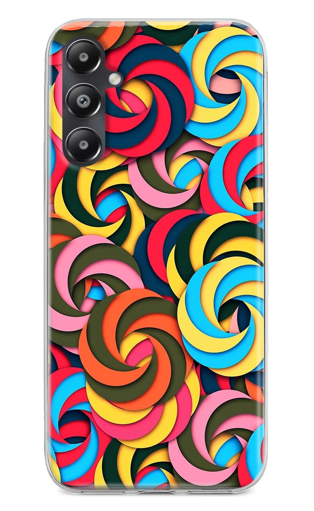 Spiral Pattern Samsung A05s Back Cover