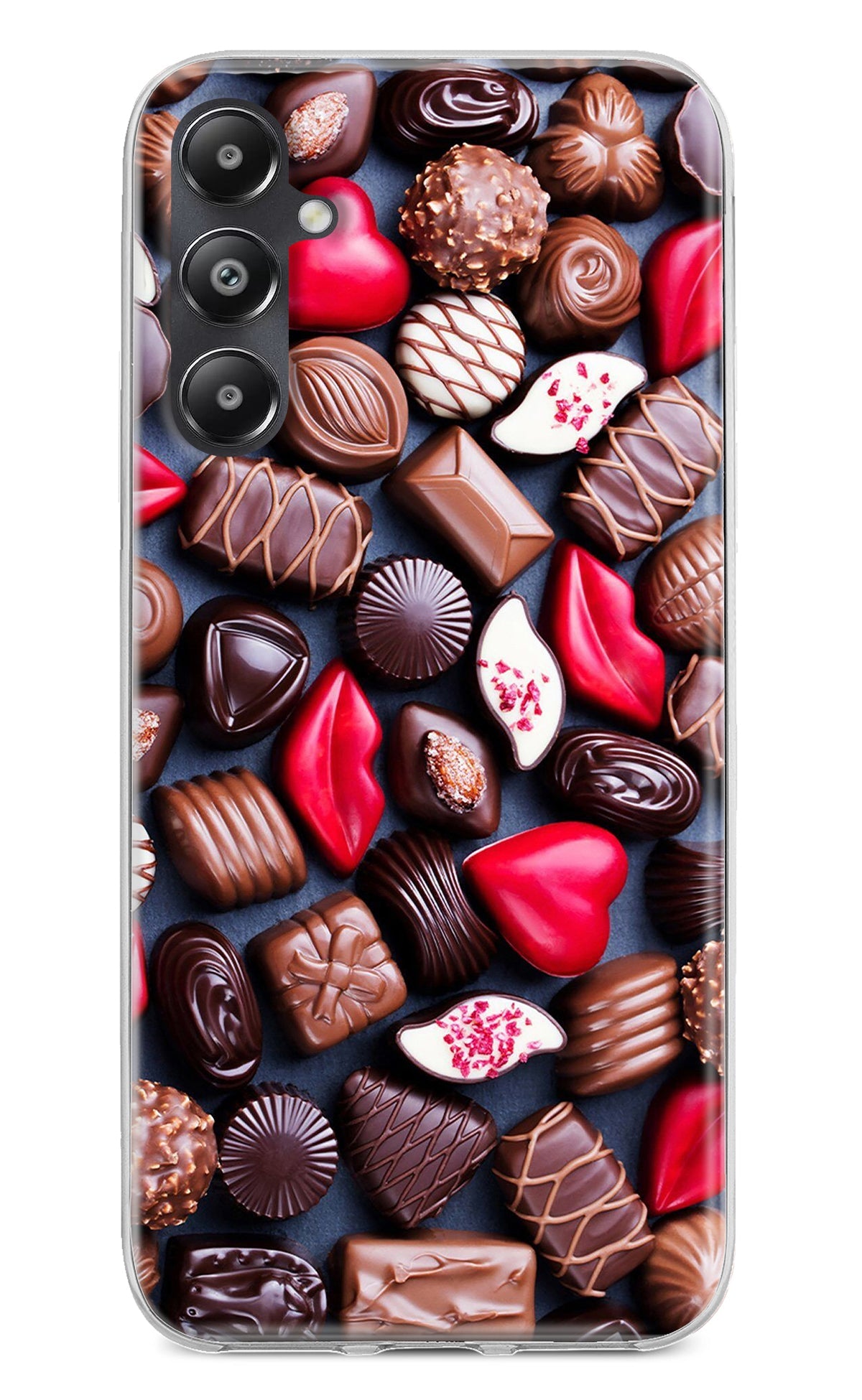 Chocolates Samsung A05s Back Cover