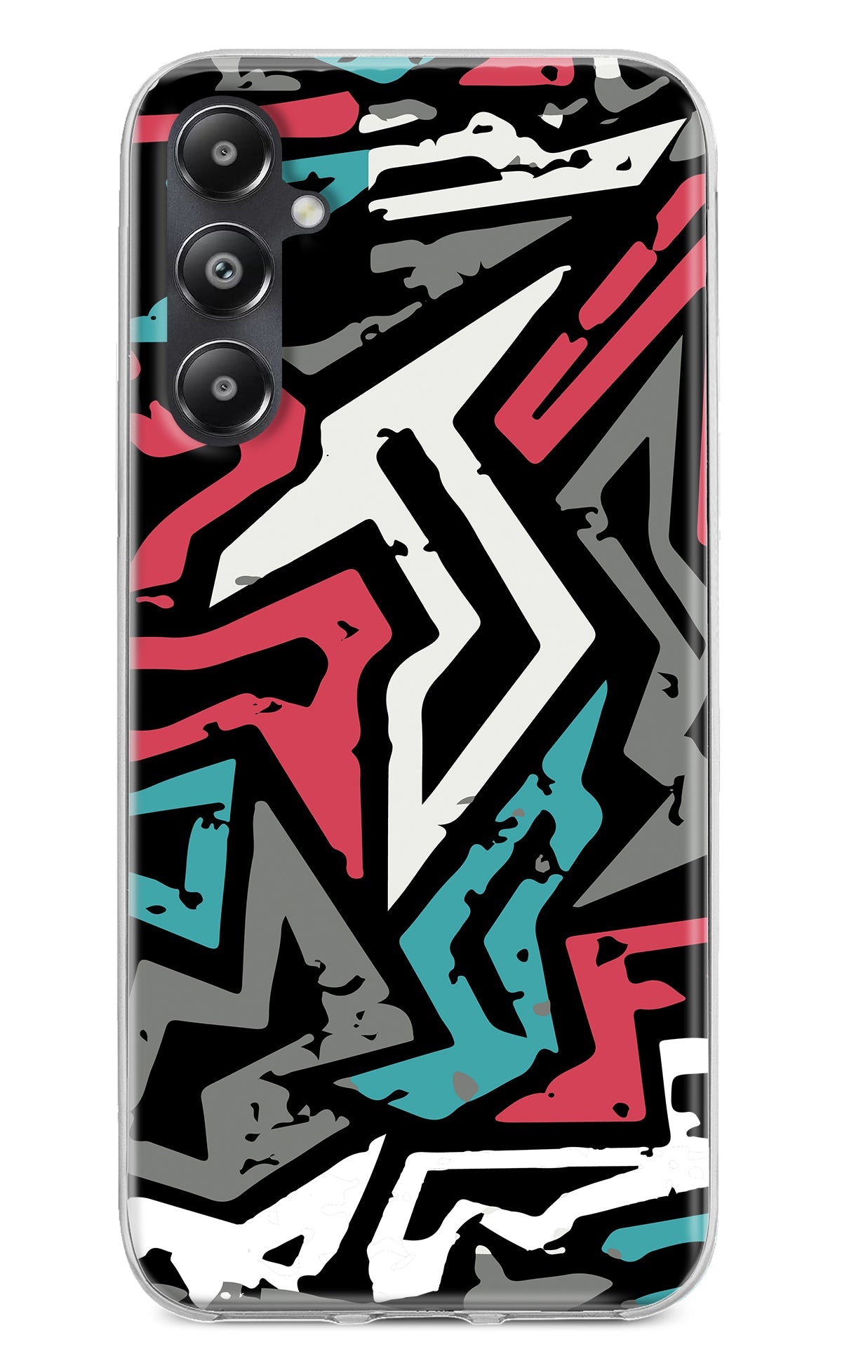 Geometric Graffiti Samsung A05s Back Cover