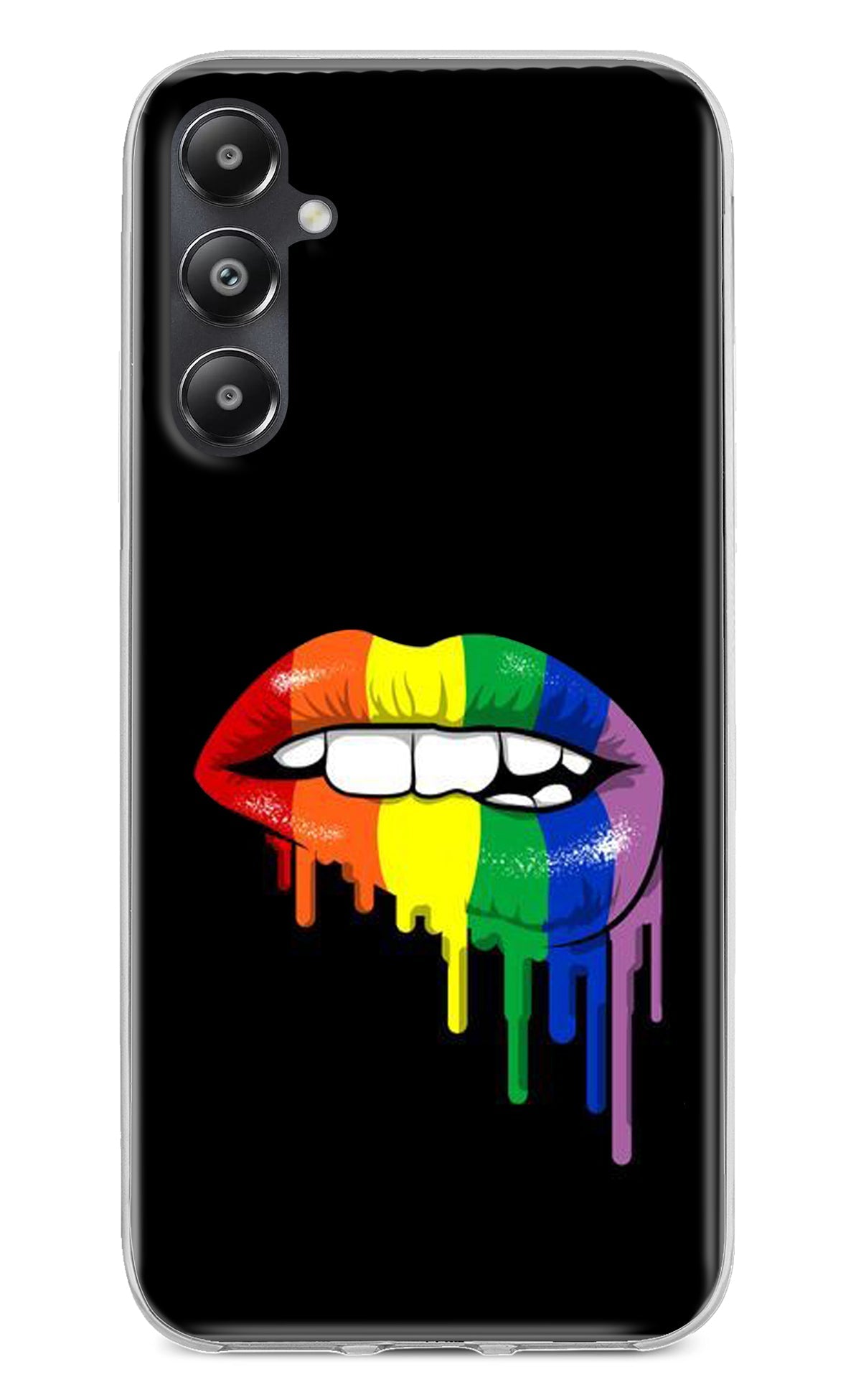 Lips Biting Samsung A05s Back Cover