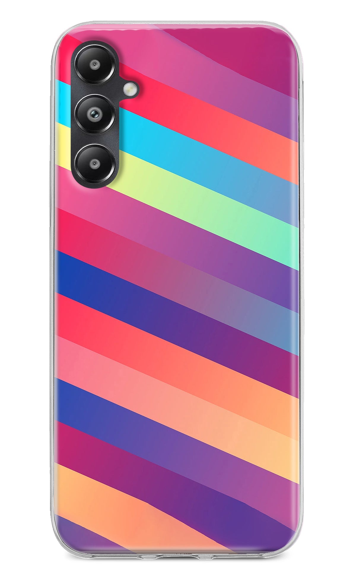 Stripes color Samsung A05s Back Cover