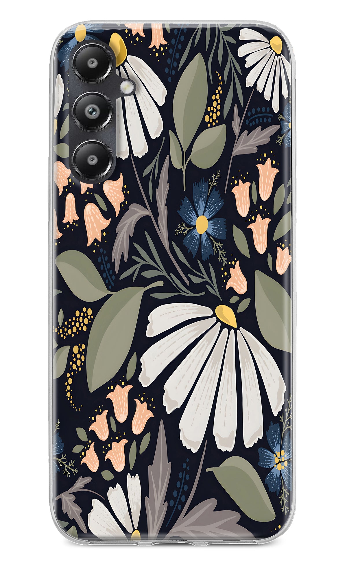 Flowers Art Samsung A05s Back Cover