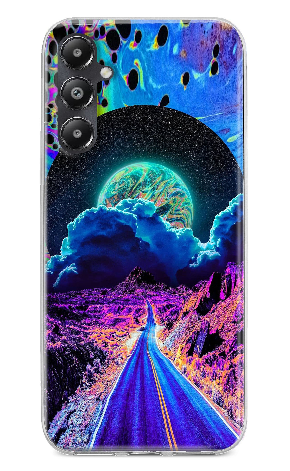 Psychedelic Painting Samsung A05s Back Cover