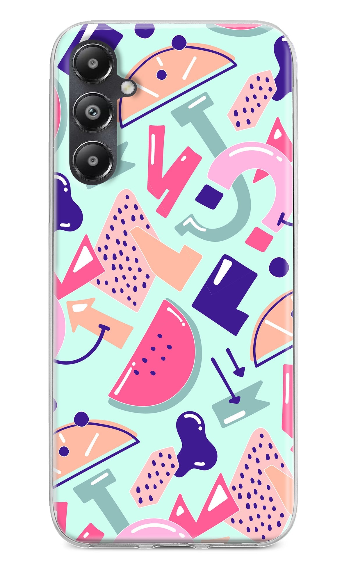 Doodle Pattern Samsung A05s Back Cover