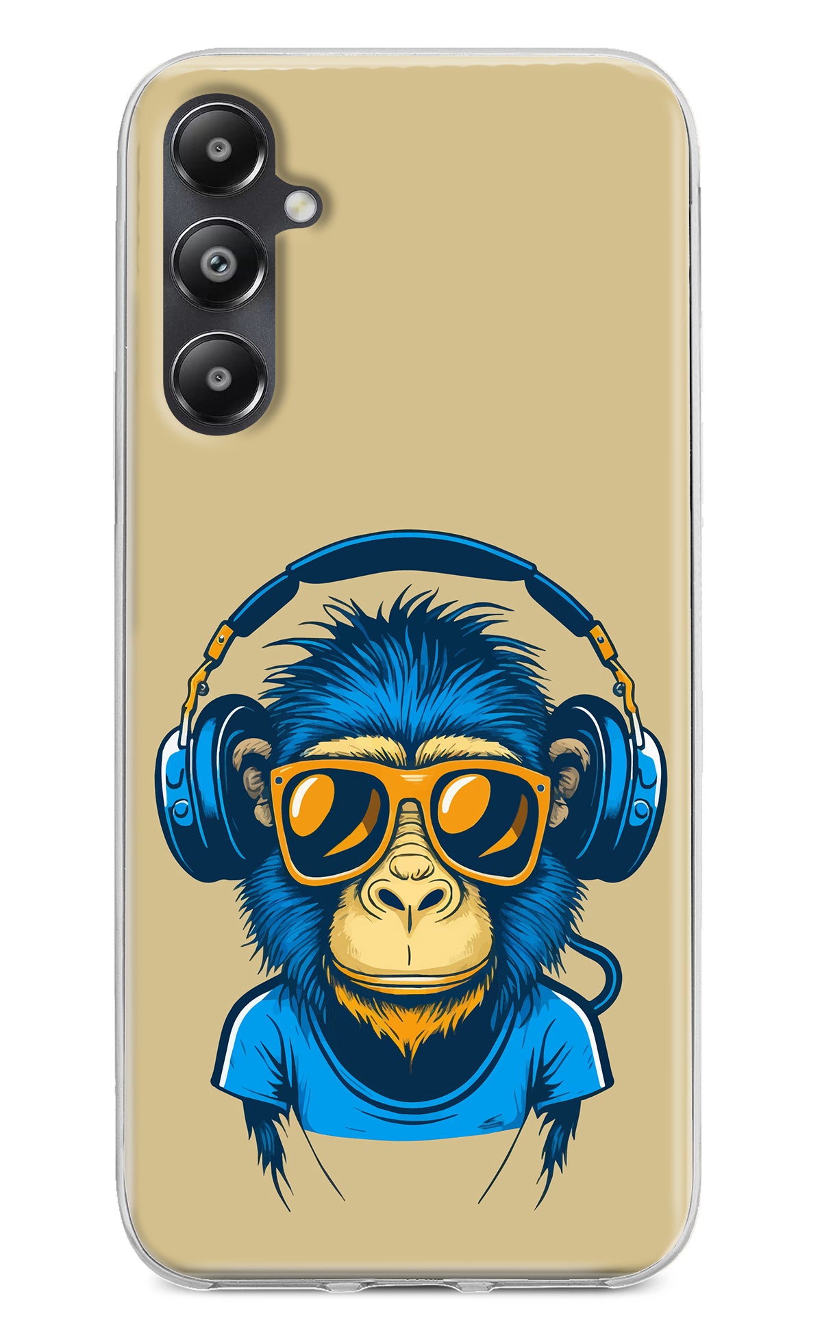 Monkey Headphone Samsung A05s Back Cover