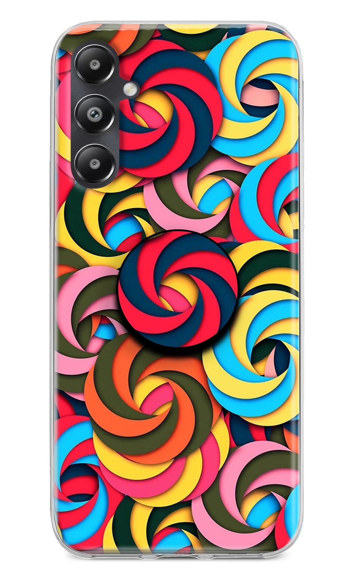 Spiral Pattern Samsung A05s Pop Case