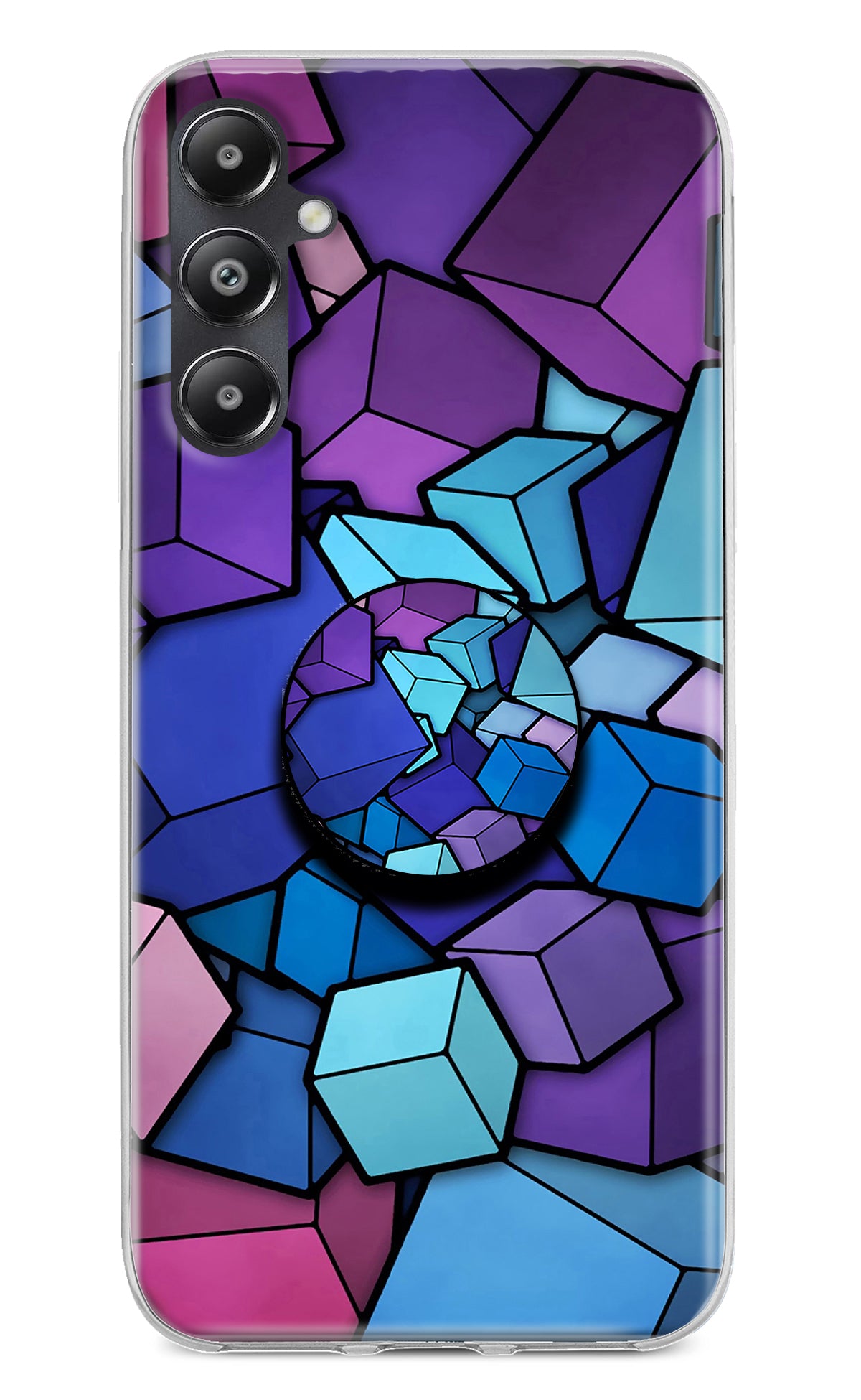 Cubic Abstract Samsung A05s Pop Case