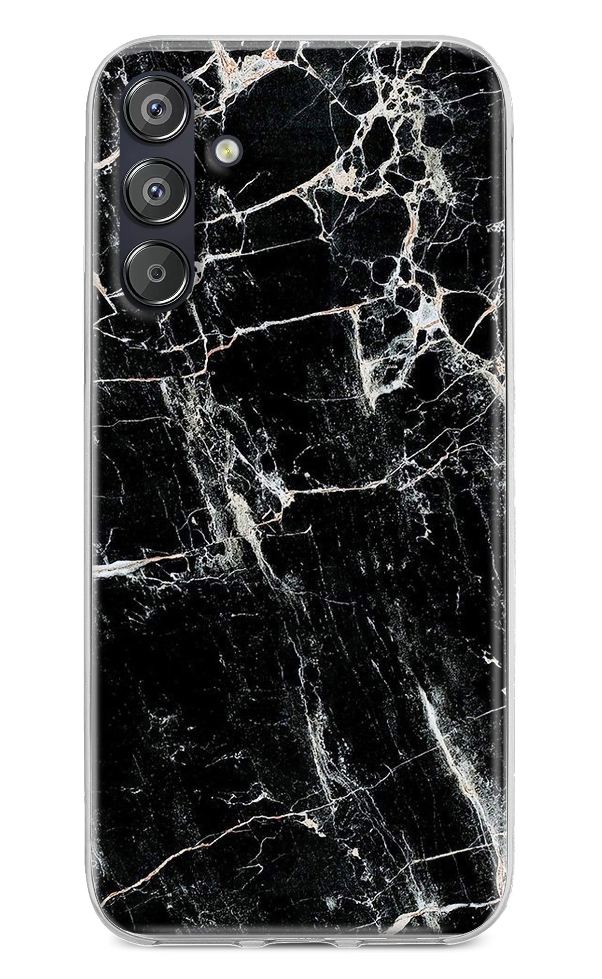 Black Marble Texture Samsung F15 5G Back Cover