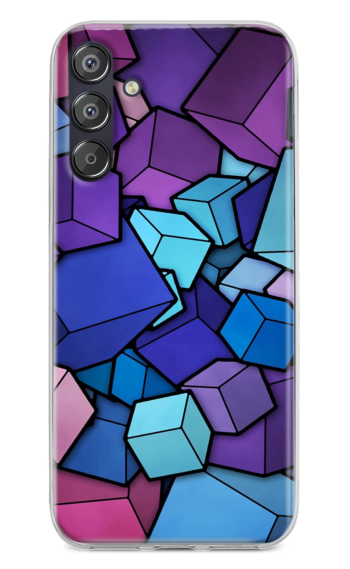 Cubic Abstract Samsung F15 5G Back Cover