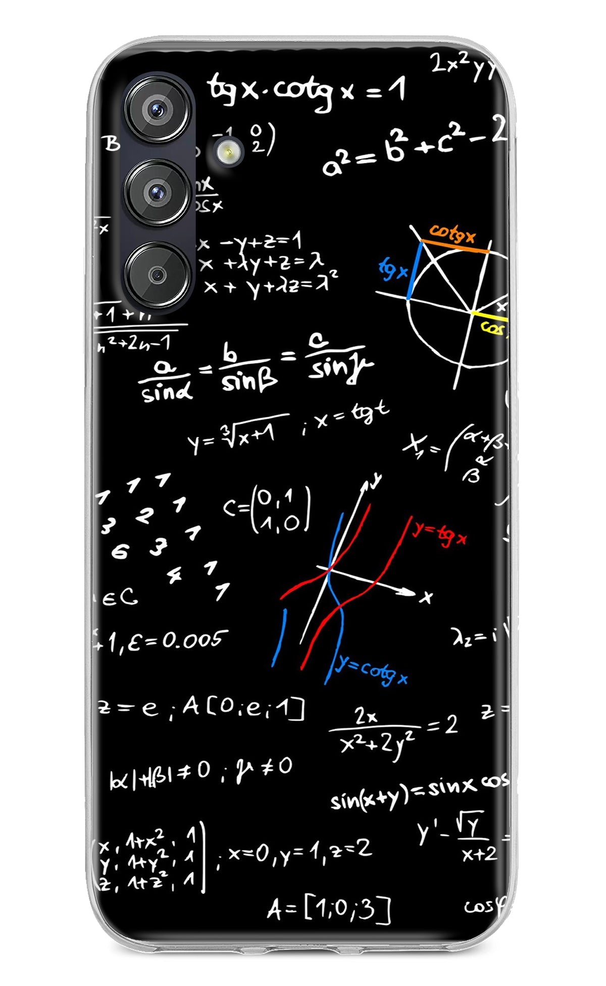 Mathematics Formula Samsung F15 5G Back Cover