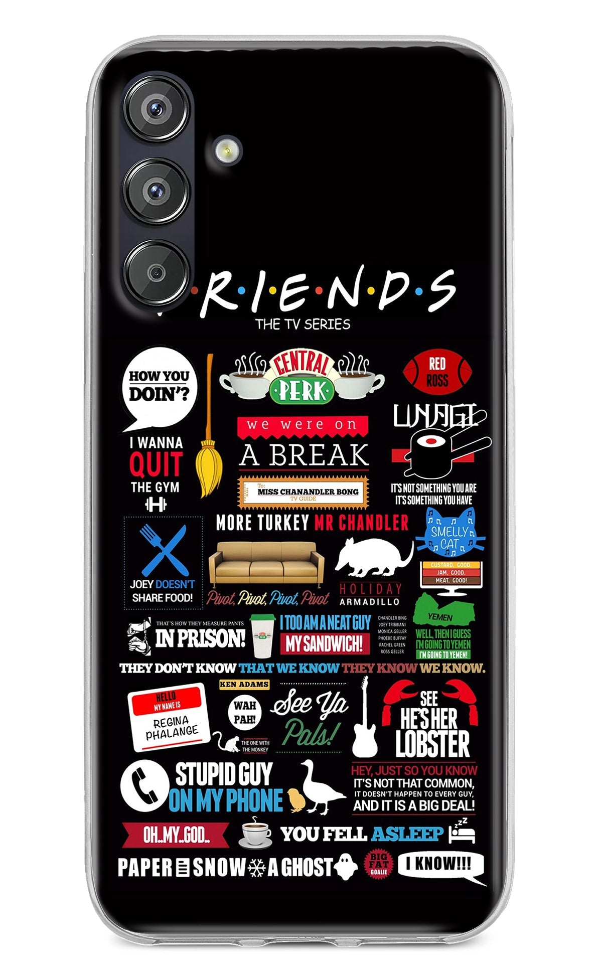 FRIENDS Samsung F15 5G Back Cover