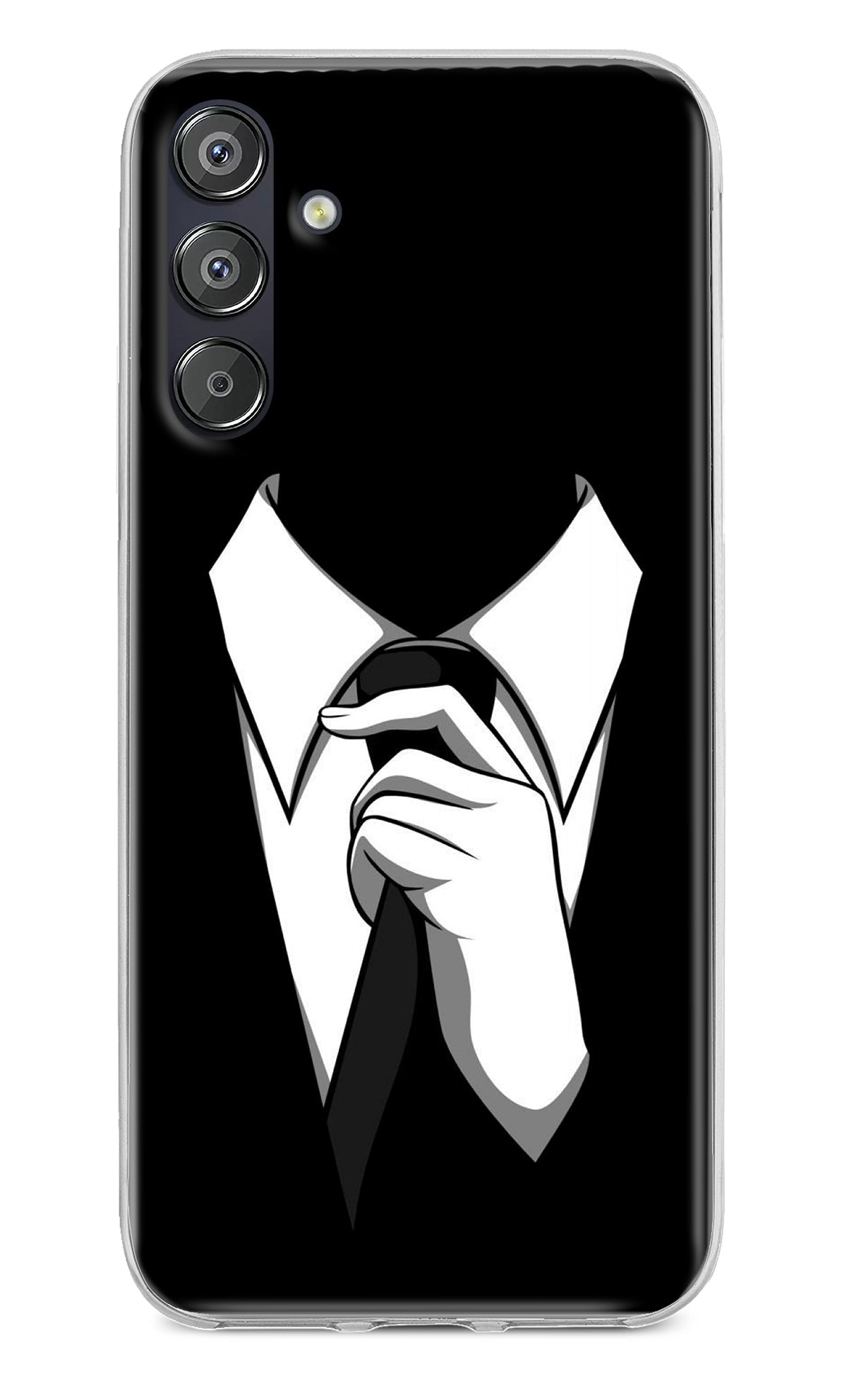 Black Tie Samsung F15 5G Back Cover