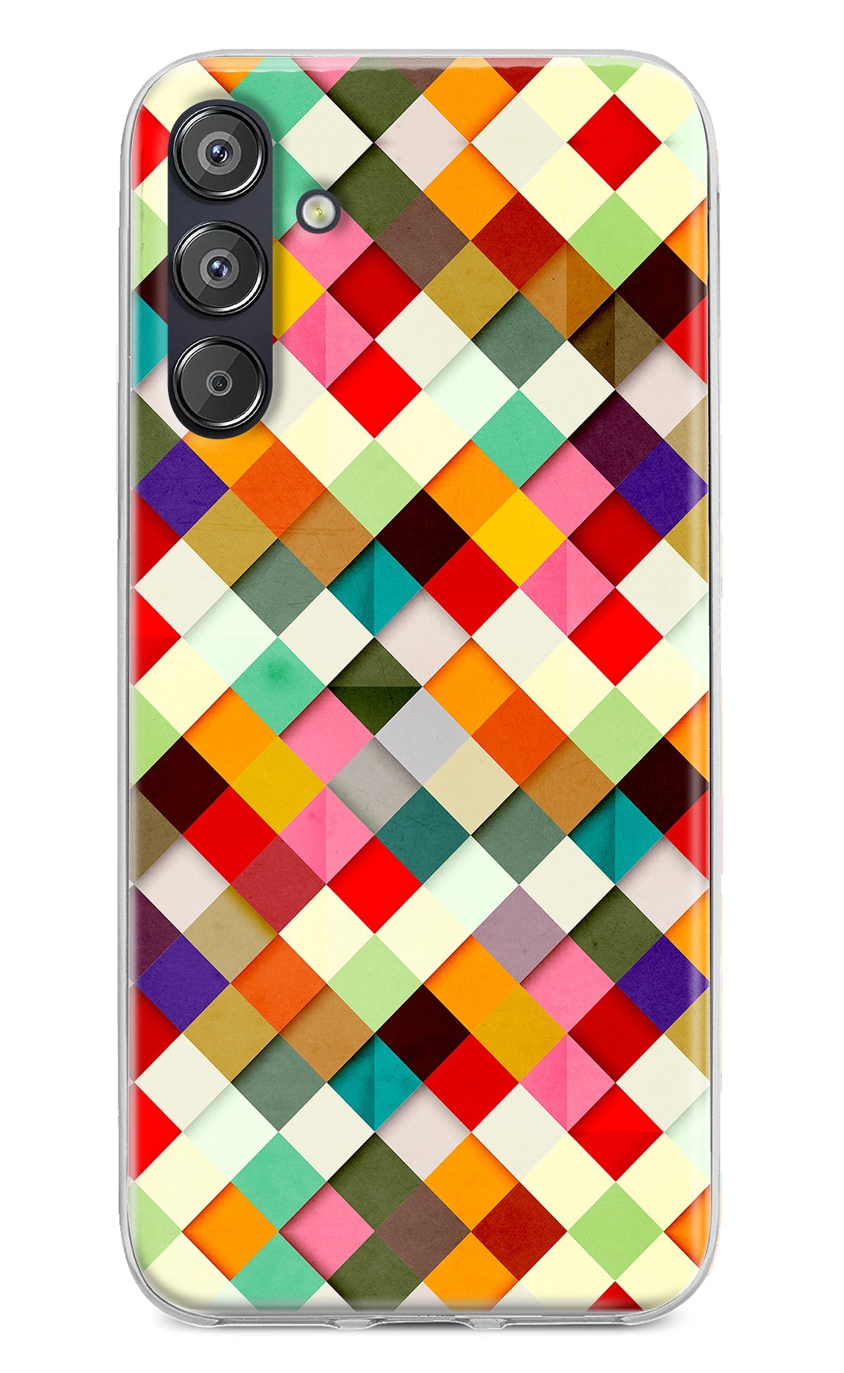 Geometric Abstract Colorful Samsung F15 5G Back Cover