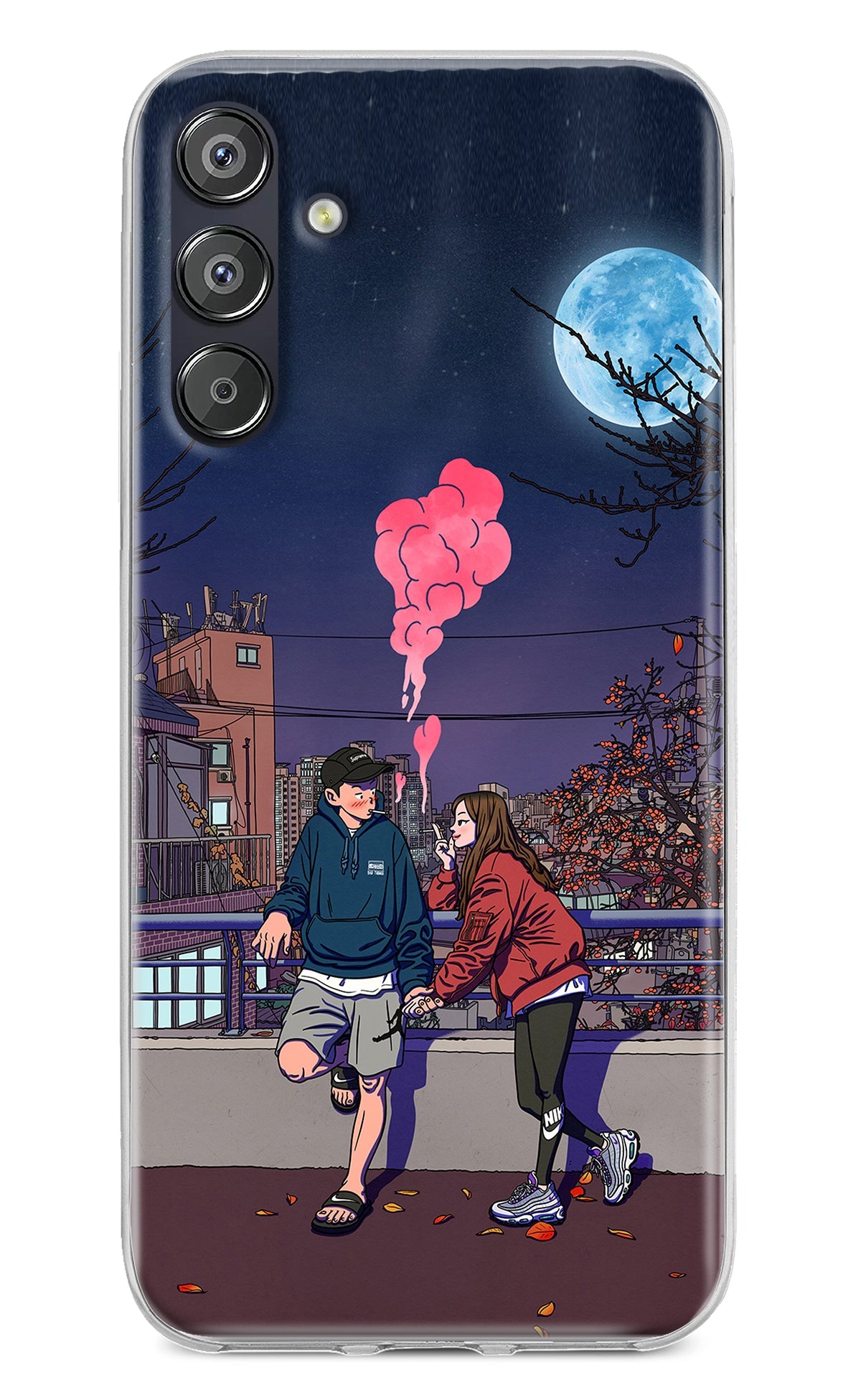 Chilling Couple Samsung F15 5G Back Cover