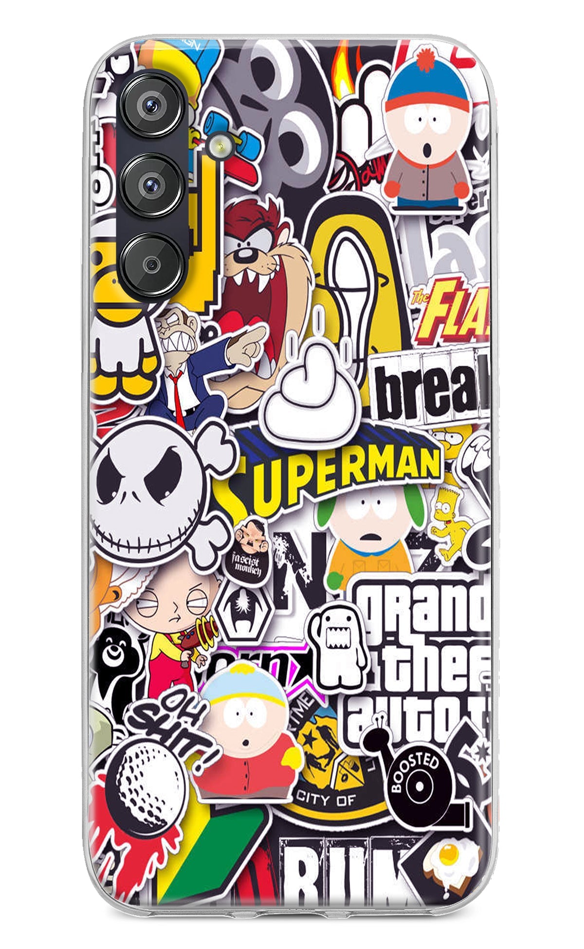 Sticker Bomb Samsung F15 5G Back Cover