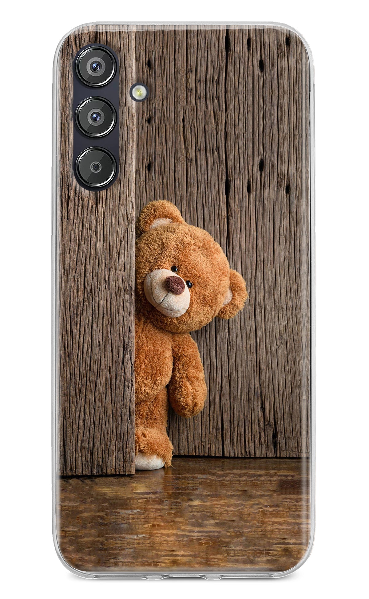 Teddy Wooden Samsung F15 5G Back Cover