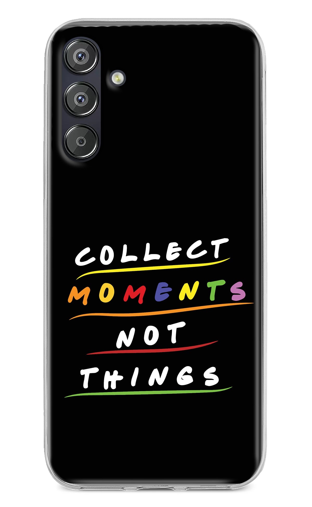 Collect Moments Not Things Samsung F15 5G Back Cover