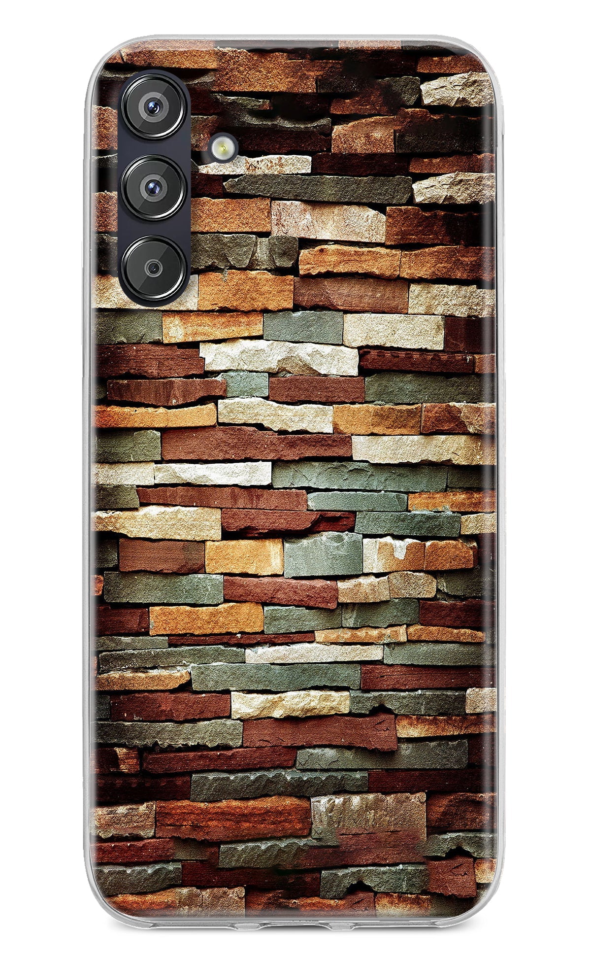 Bricks Pattern Samsung F15 5G Back Cover