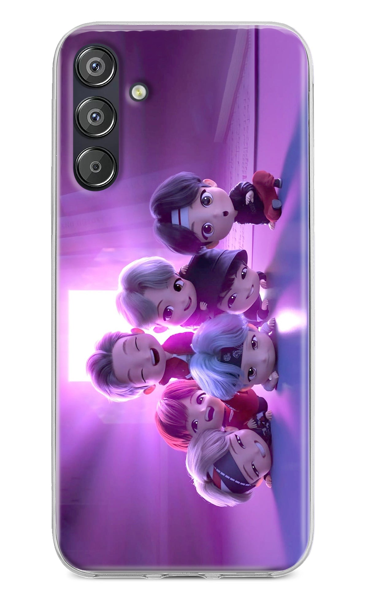 BTS Chibi Samsung F15 5G Back Cover