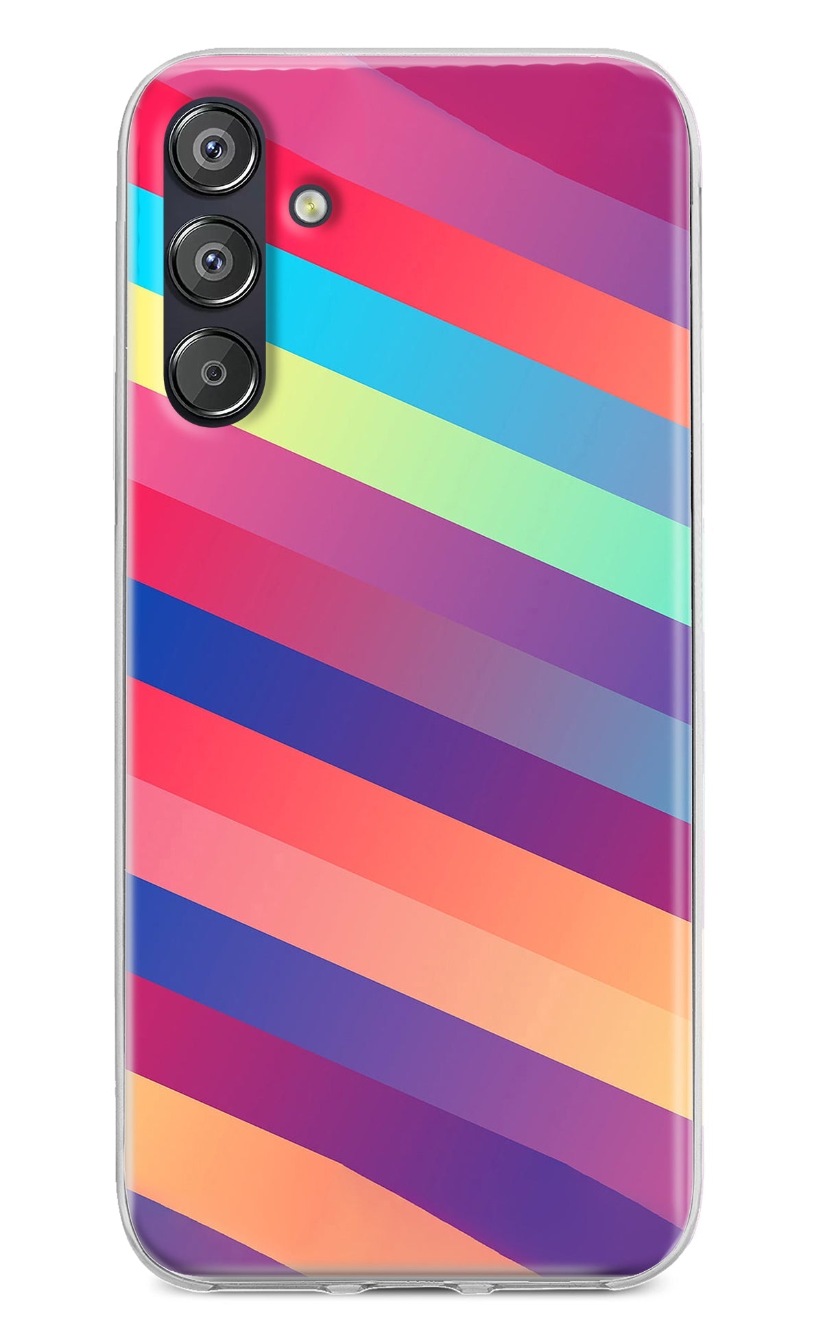 Stripes color Samsung F15 5G Back Cover