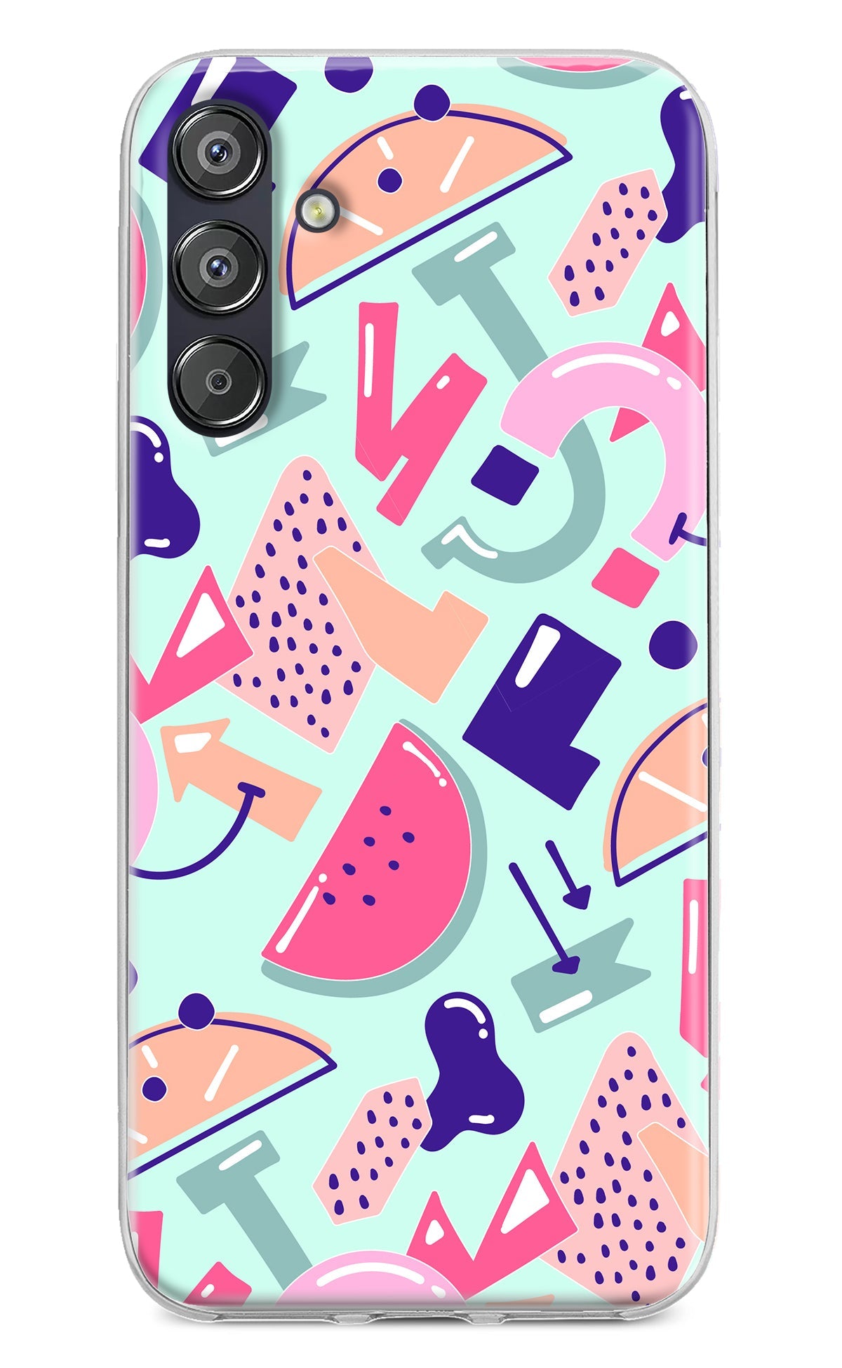 Doodle Pattern Samsung F15 5G Back Cover