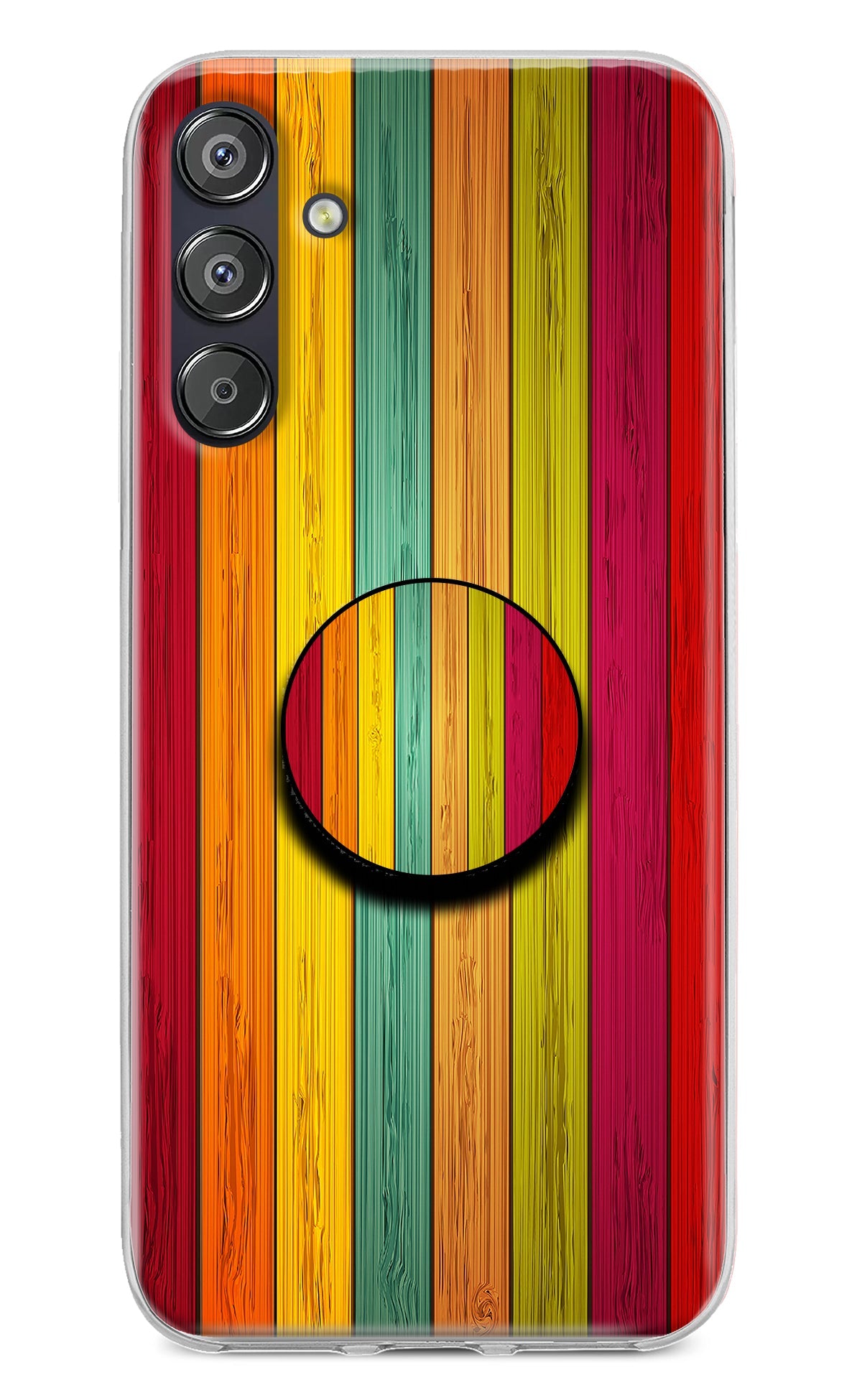 Multicolor Wooden Samsung F15 5G Pop Case