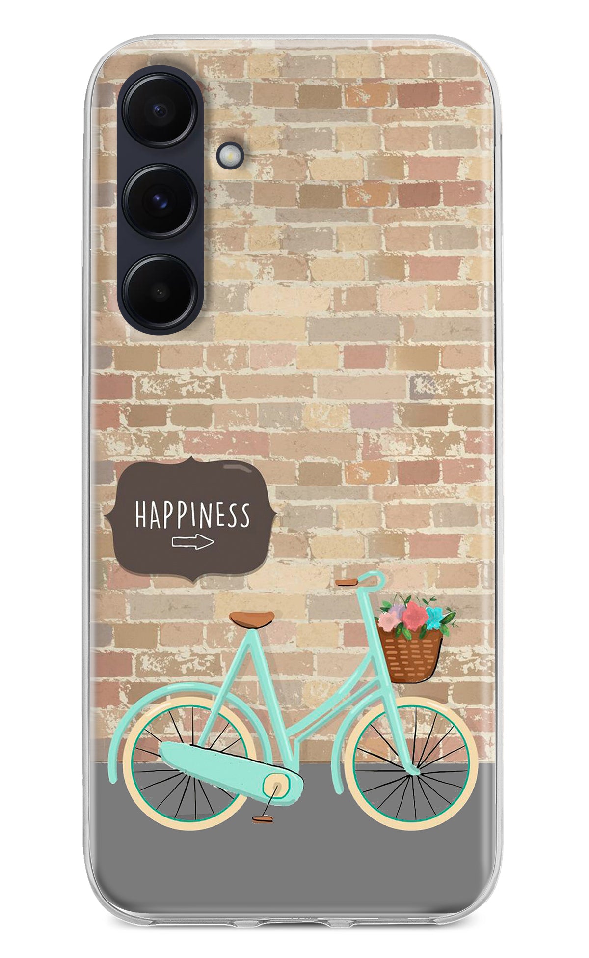 Happiness Artwork Samsung A55 5G Back Cover