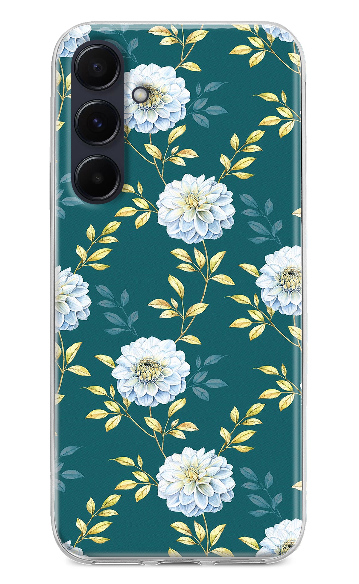 Flowers Samsung A55 5G Back Cover