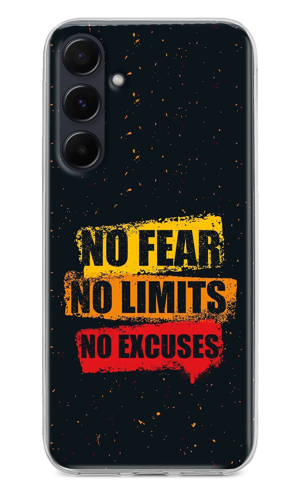 No Fear No Limits No Excuse Samsung A55 5G Back Cover