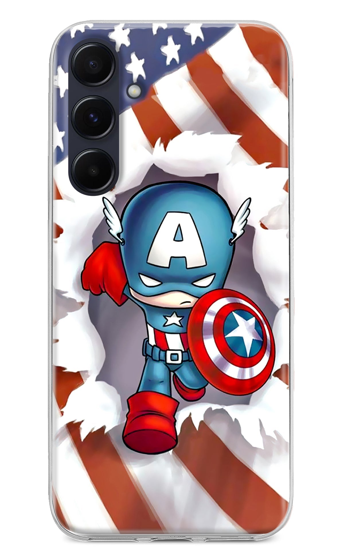 Captain America Samsung A55 5G Back Cover