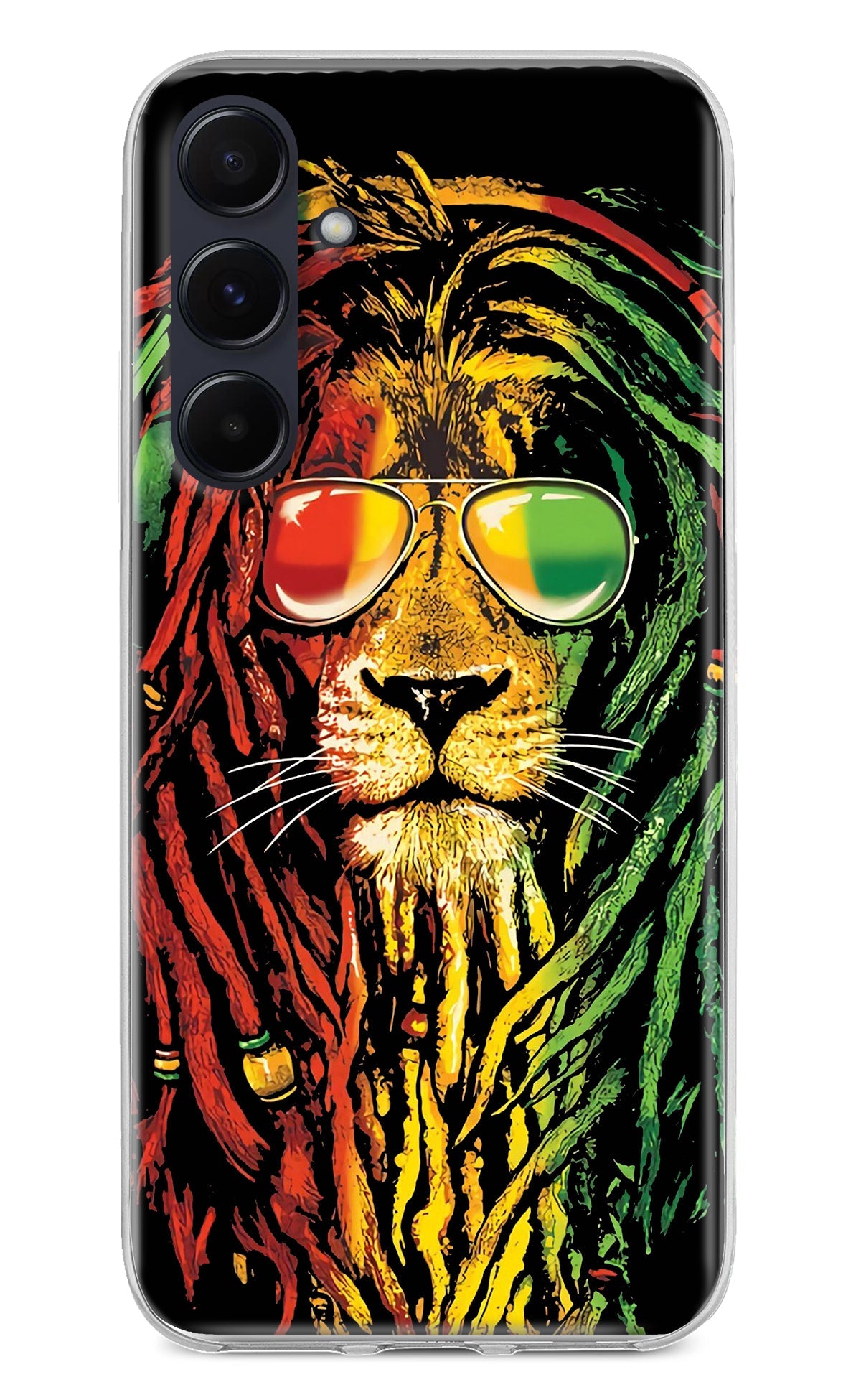 Rasta Lion Samsung A55 5G Back Cover