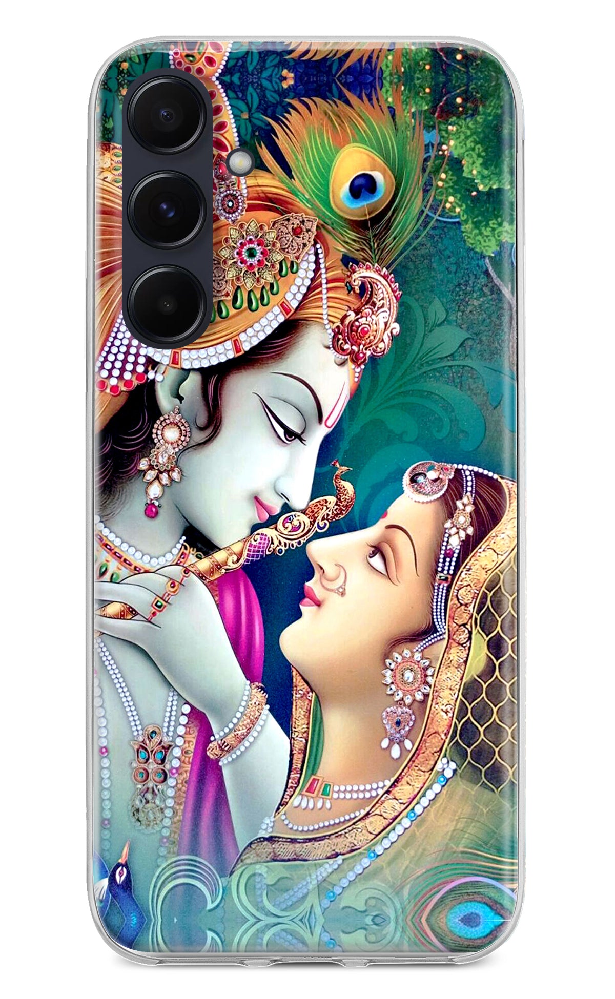 Lord Radha Krishna Samsung A55 5G Back Cover