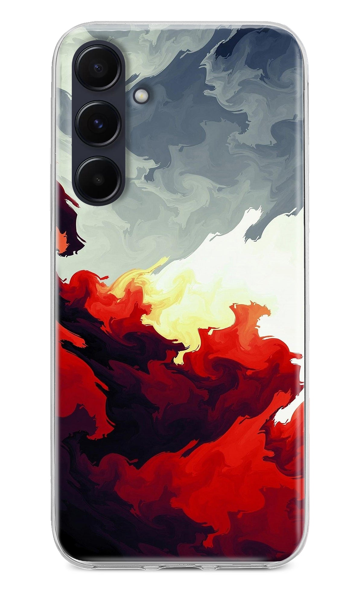 Fire Cloud Samsung A55 5G Back Cover