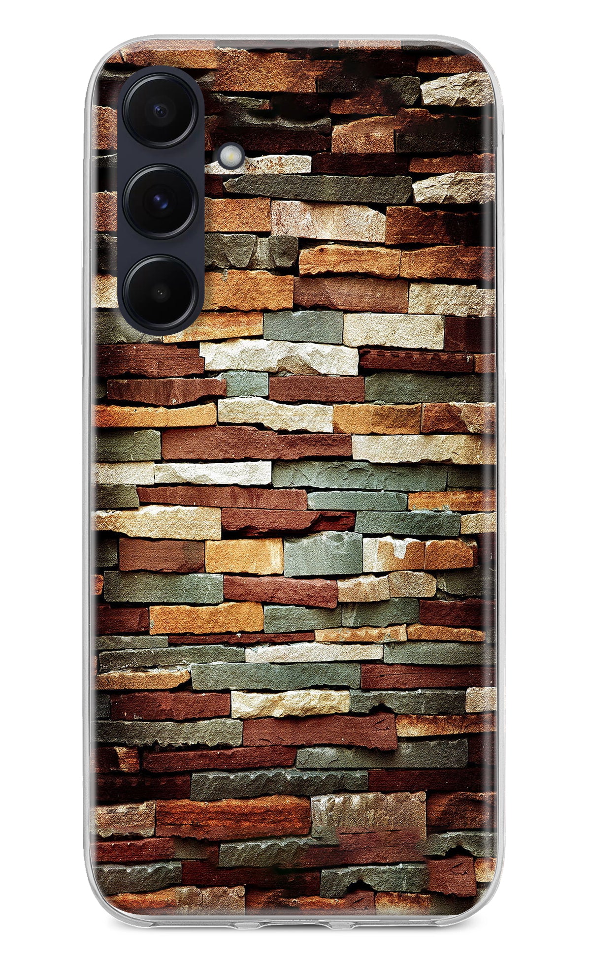 Bricks Pattern Samsung A55 5G Back Cover