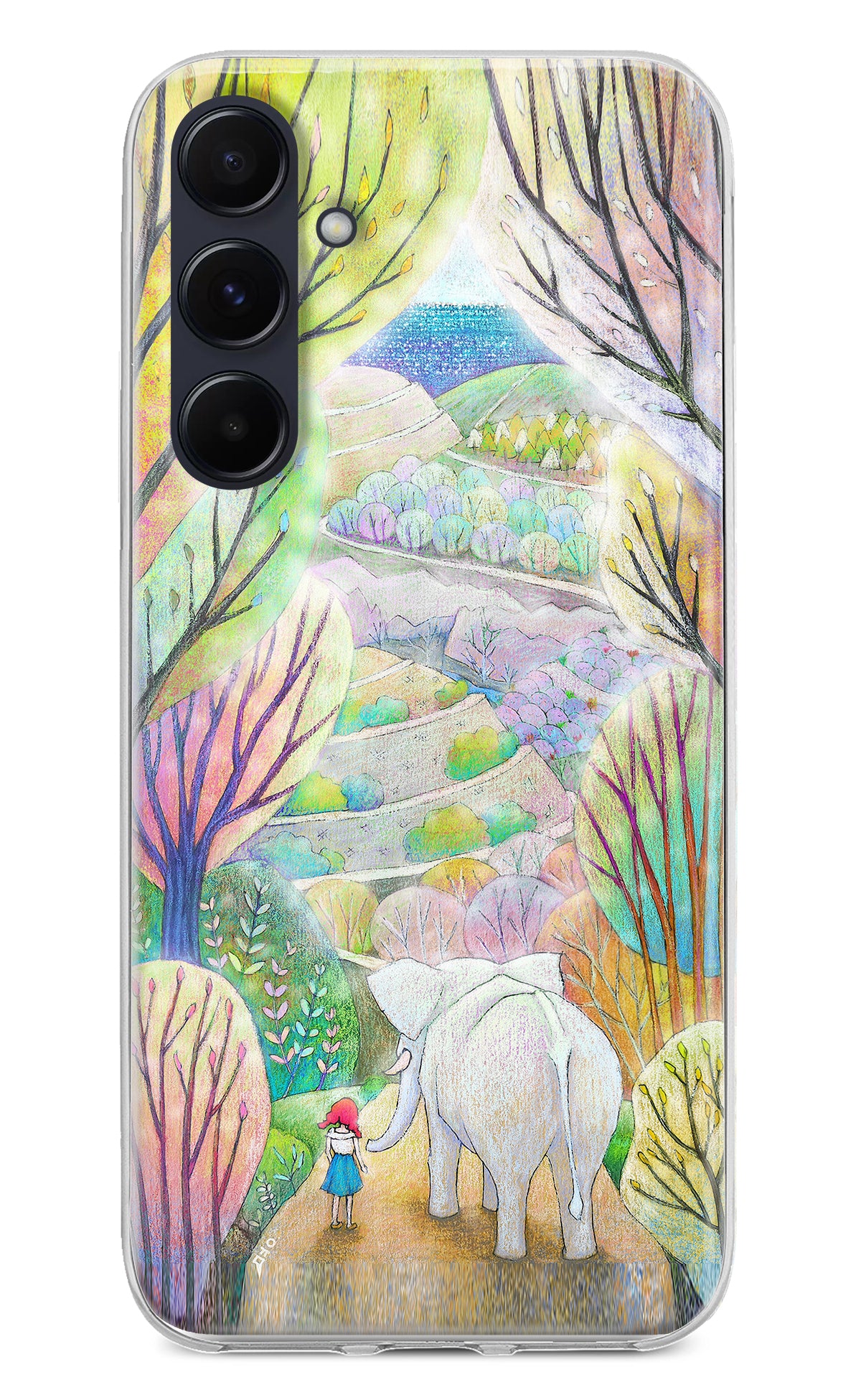 Nature Painting Samsung A55 5G Back Cover