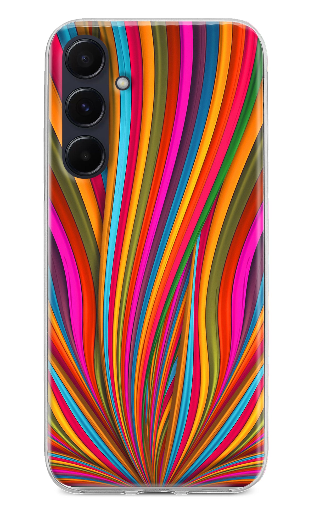 Trippy Wavy Samsung A55 5G Back Cover