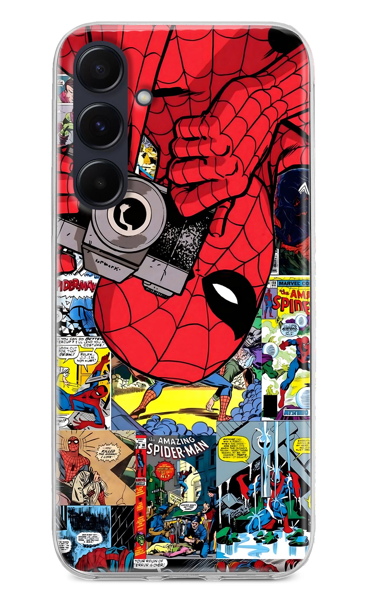 Spider Man Samsung A55 5G Back Cover