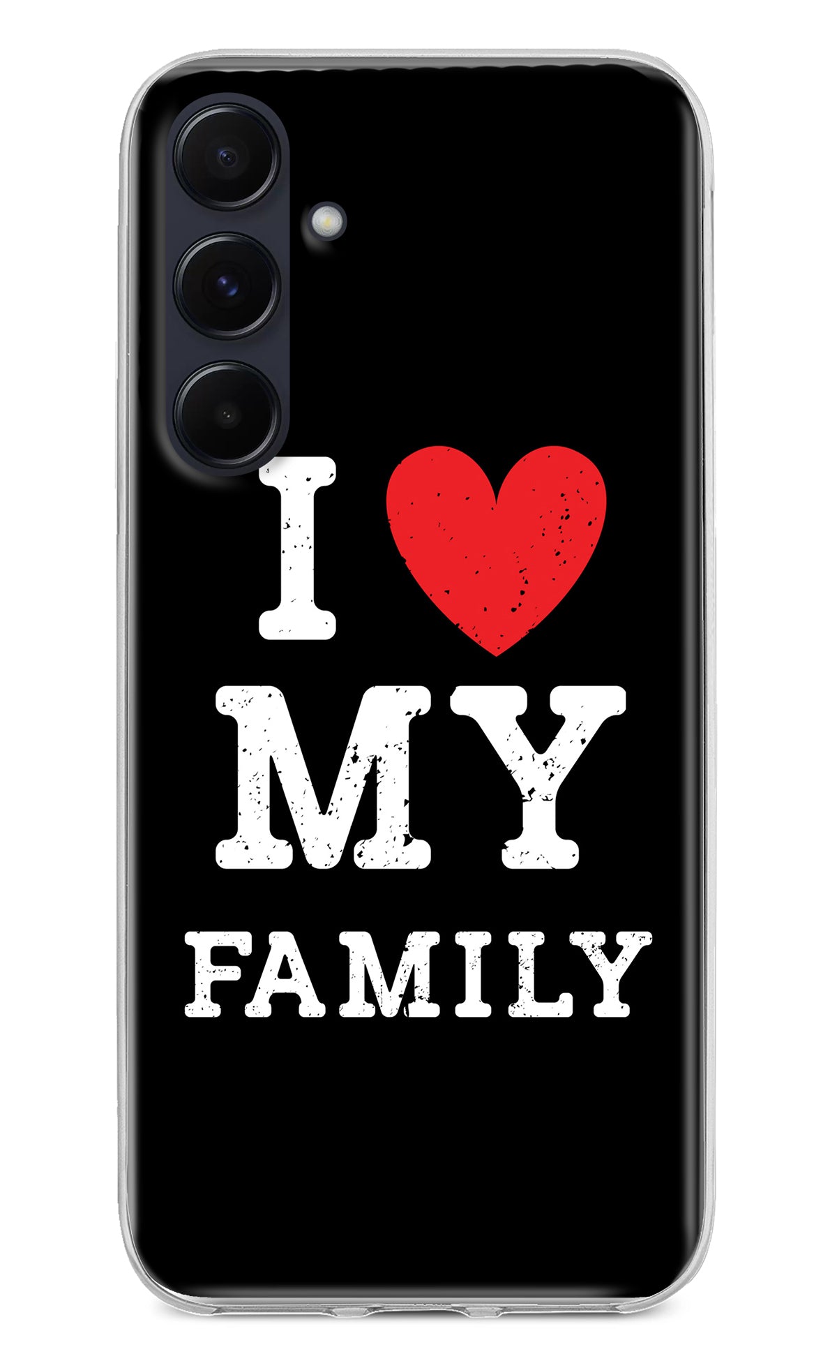 I Love My Family Samsung A55 5G Back Cover